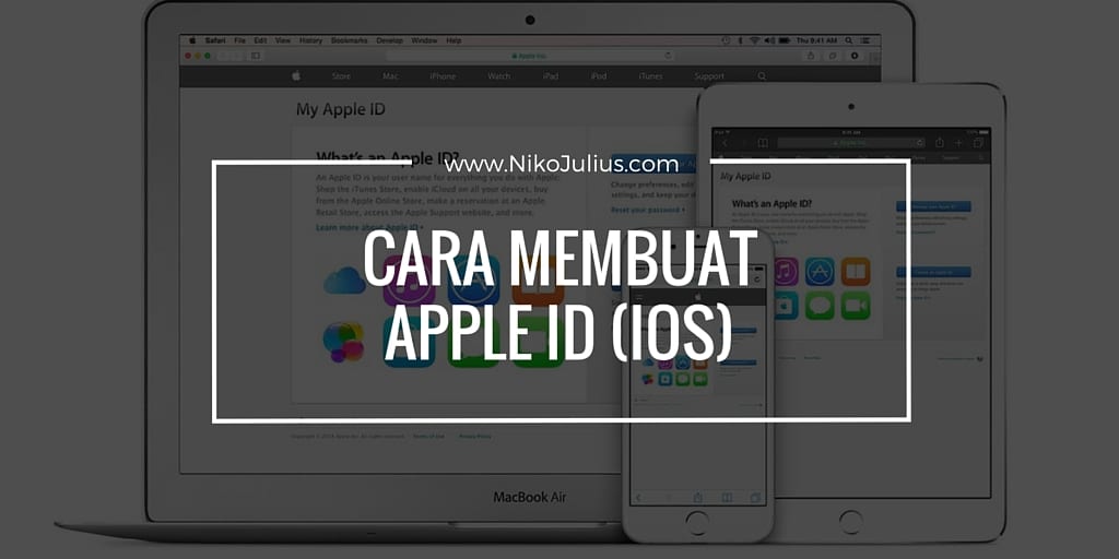 cara membuat apple id